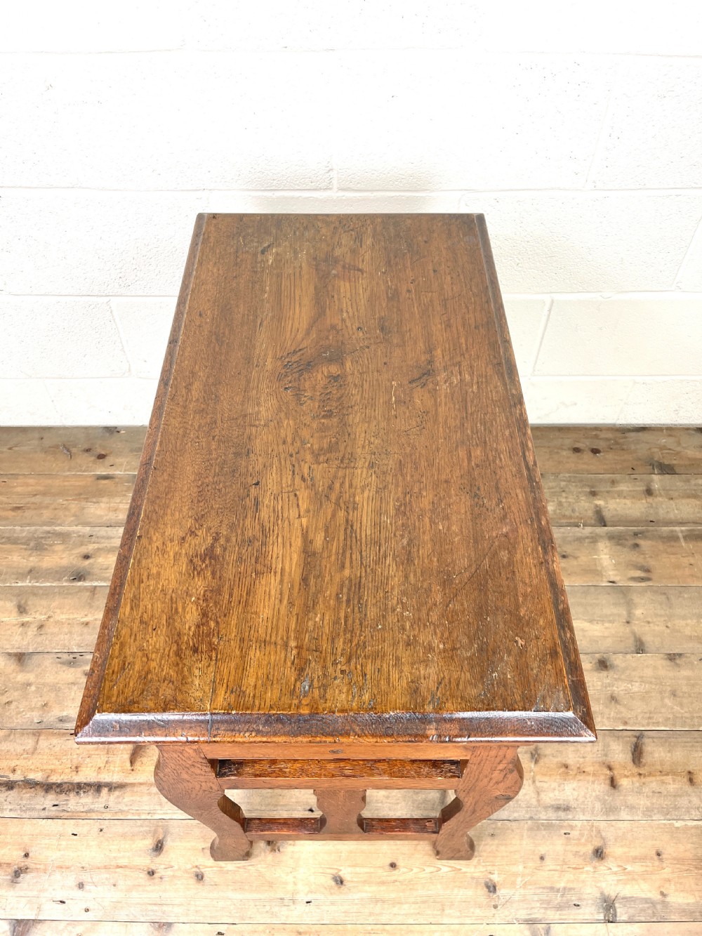 Antique Oak Writing Table View X