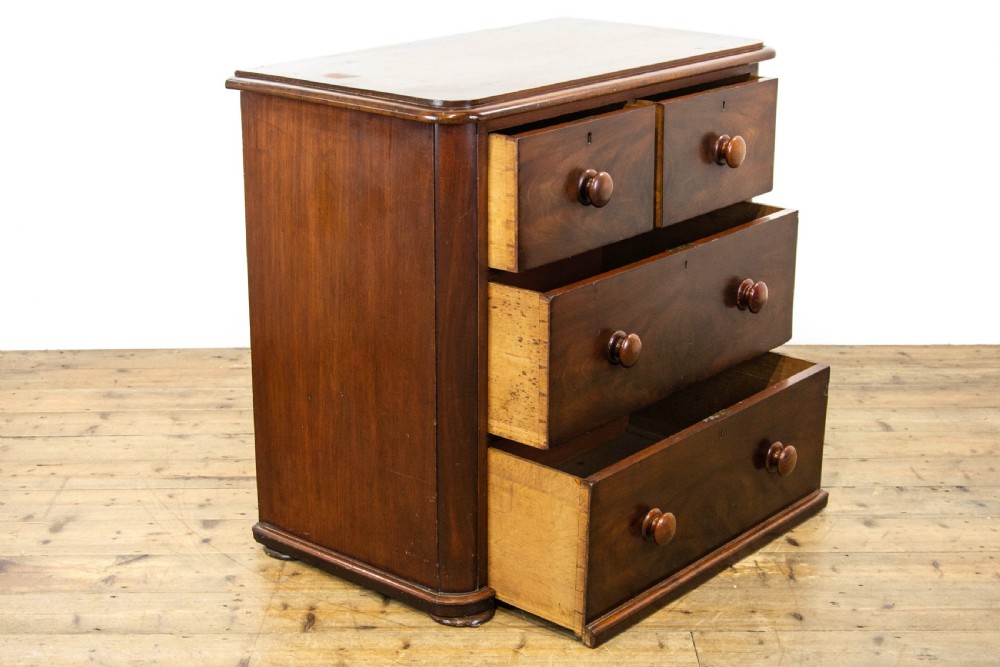 Small Victorian Mahogany Chest of Drawers View V