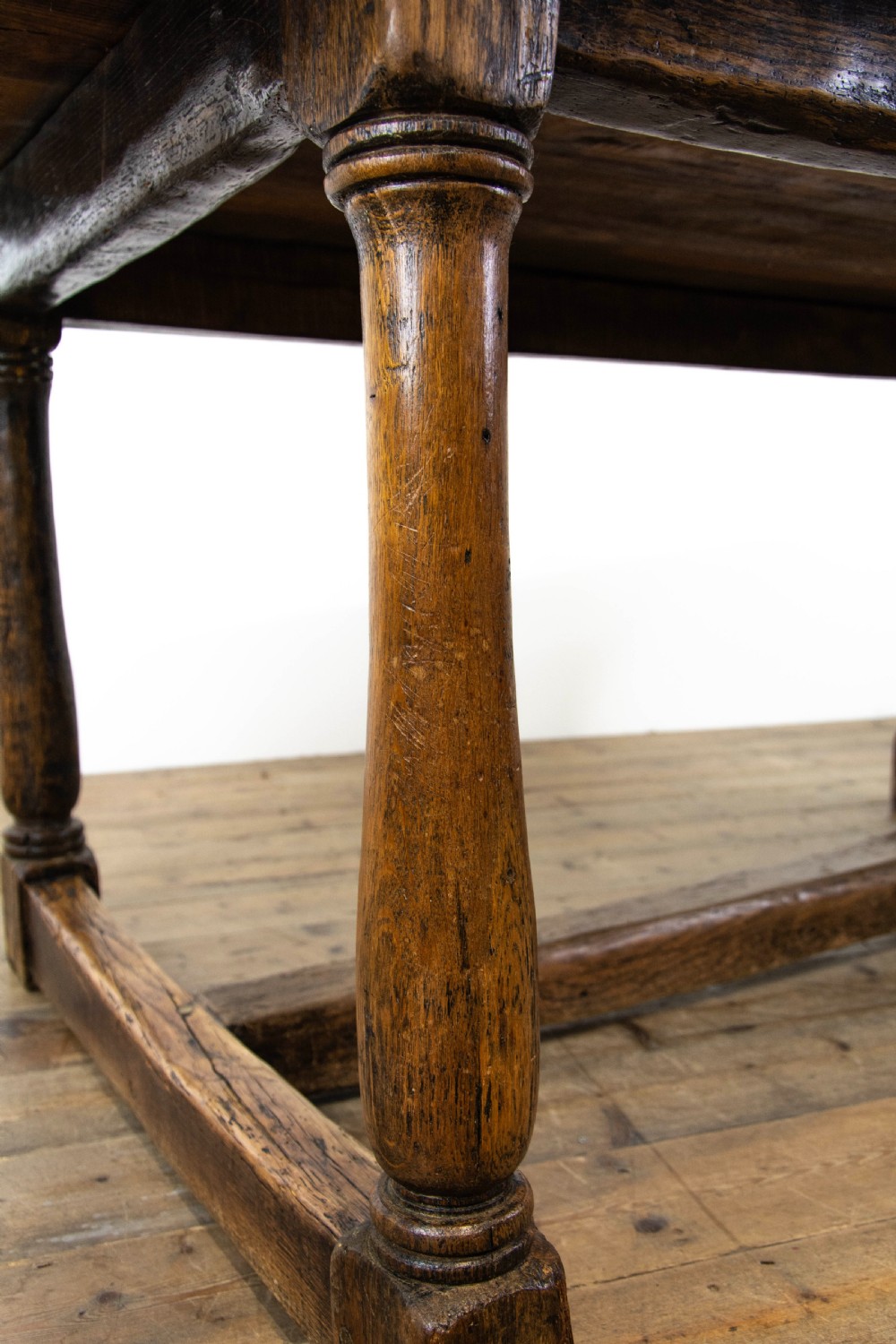 Large Antique Oak Refectory Table View VIII