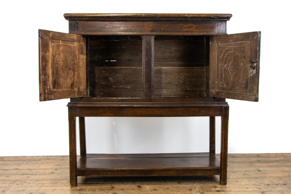 17th Century Antique Oak Food Cupboard View IV