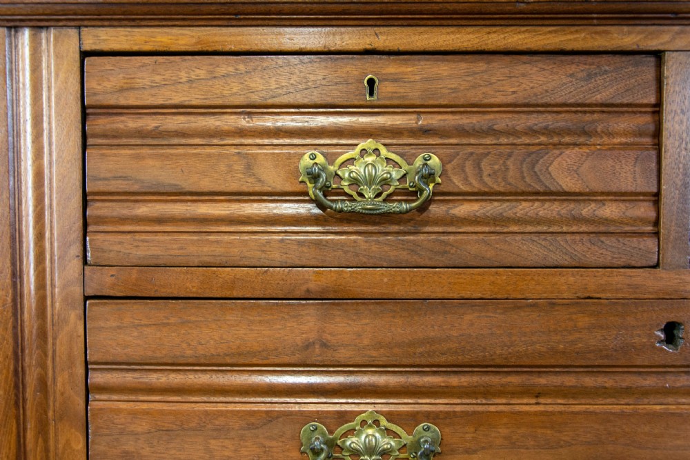 Antique Walnut Chest of Drawers View III