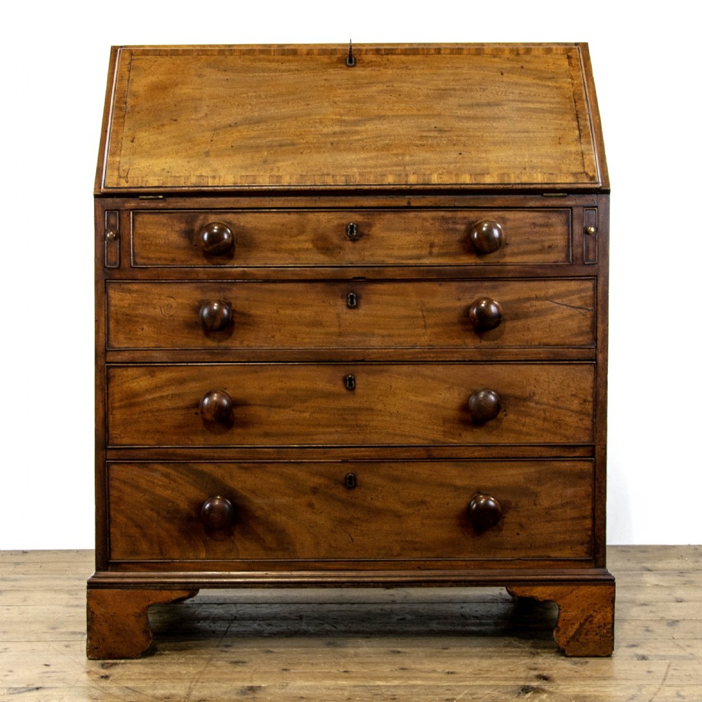 Antique George III Mahogany Bureau