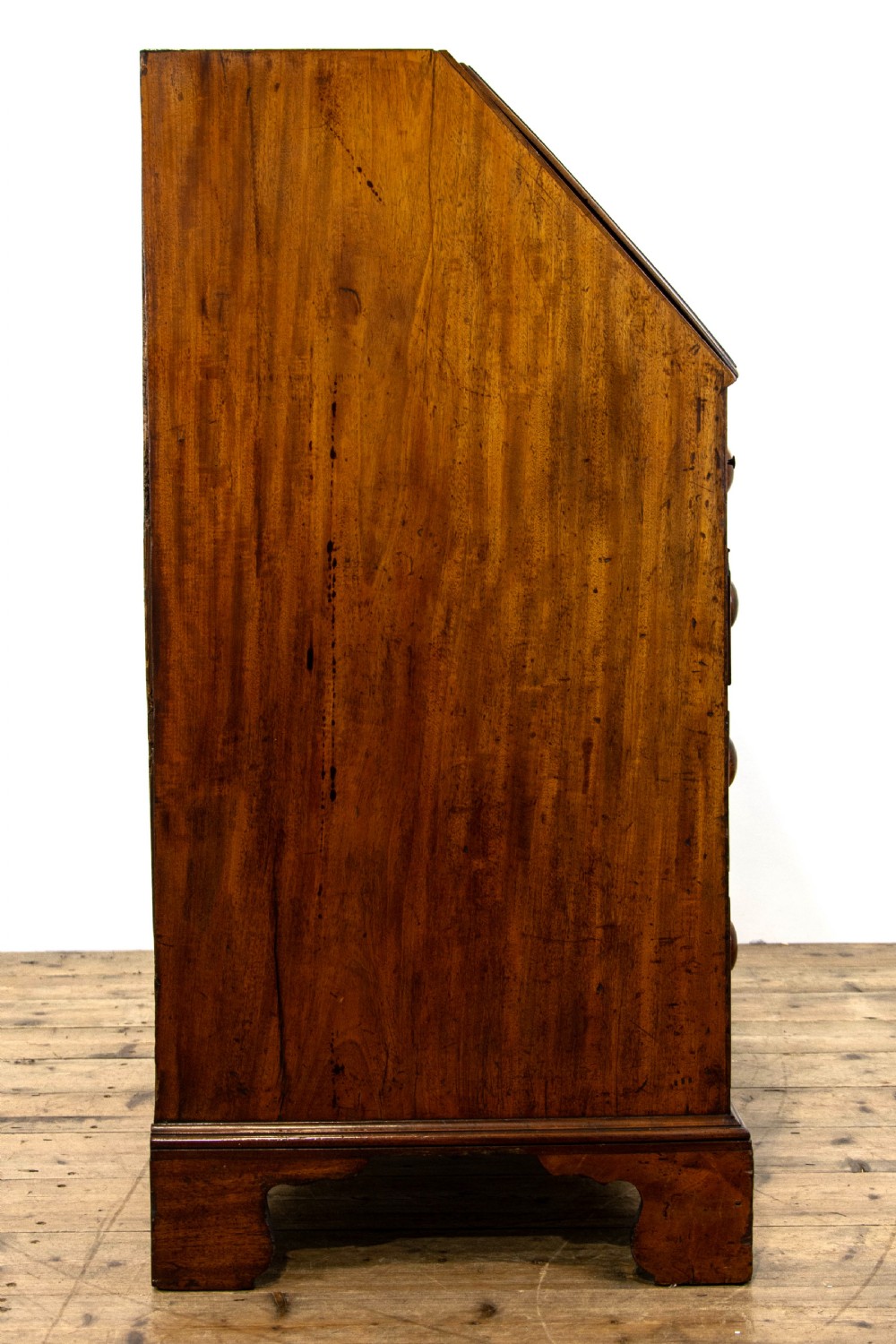 Antique George III Mahogany Bureau View IX