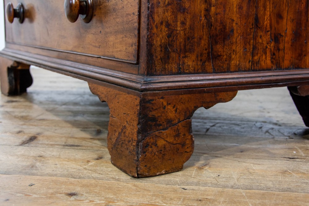 Antique George III Mahogany Bureau View XIII