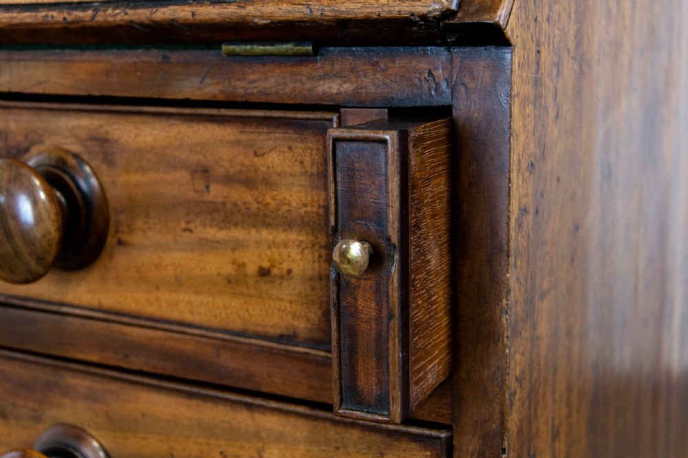 Antique George III Mahogany Bureau View XIV