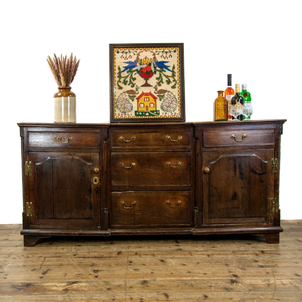 Antique 18th Century Oak Dresser Base