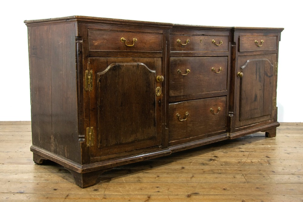 Antique 18th Century Oak Dresser Base View VI