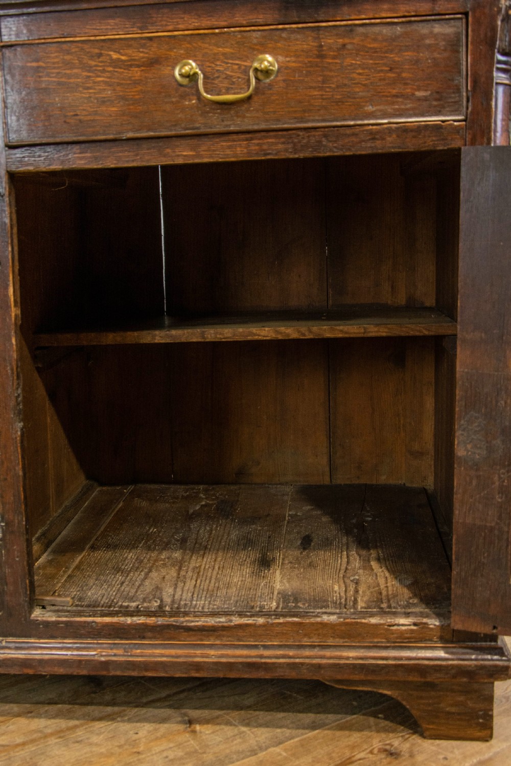 Antique 18th Century Oak Dresser Base View XIII
