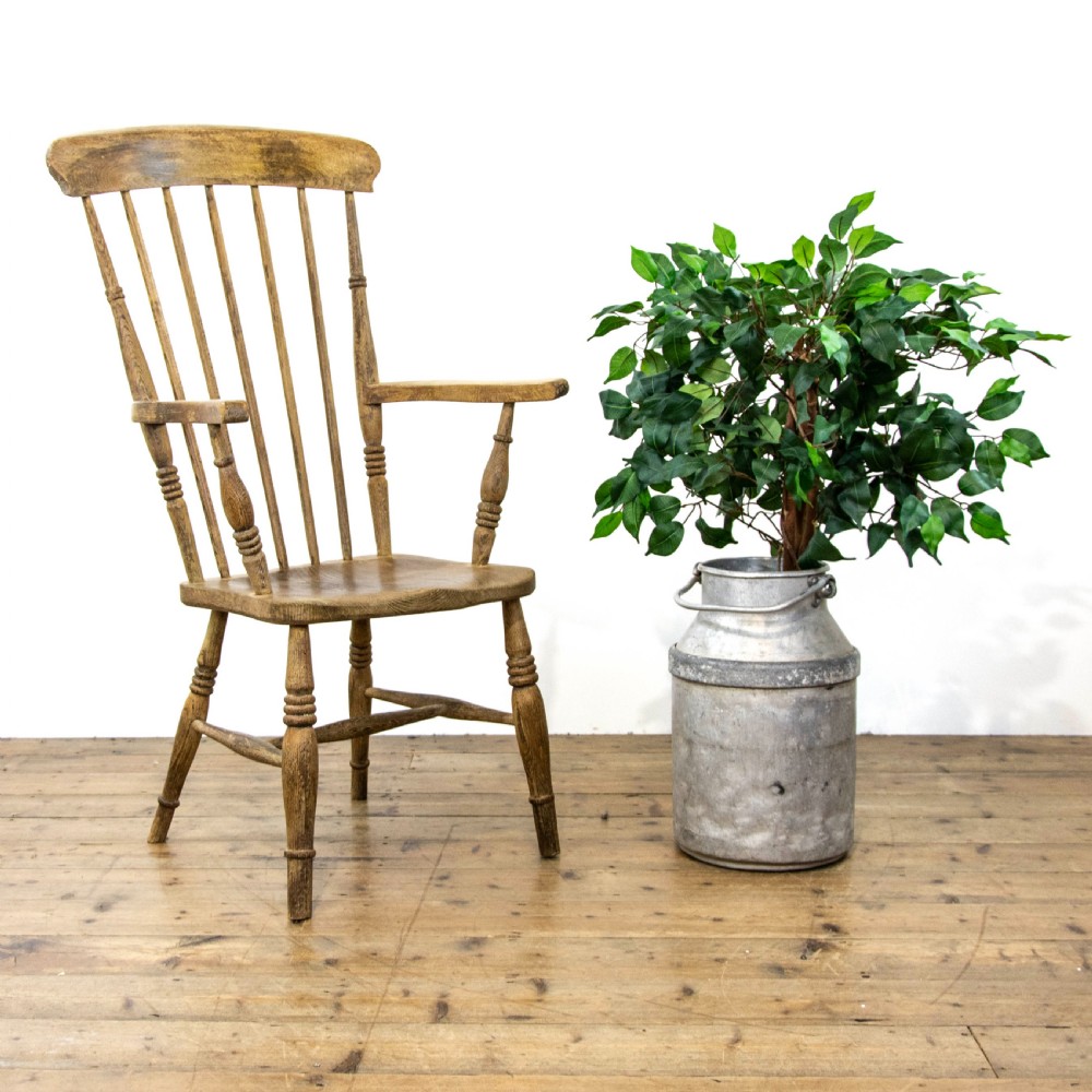 Antique Elm Windsor Armchair