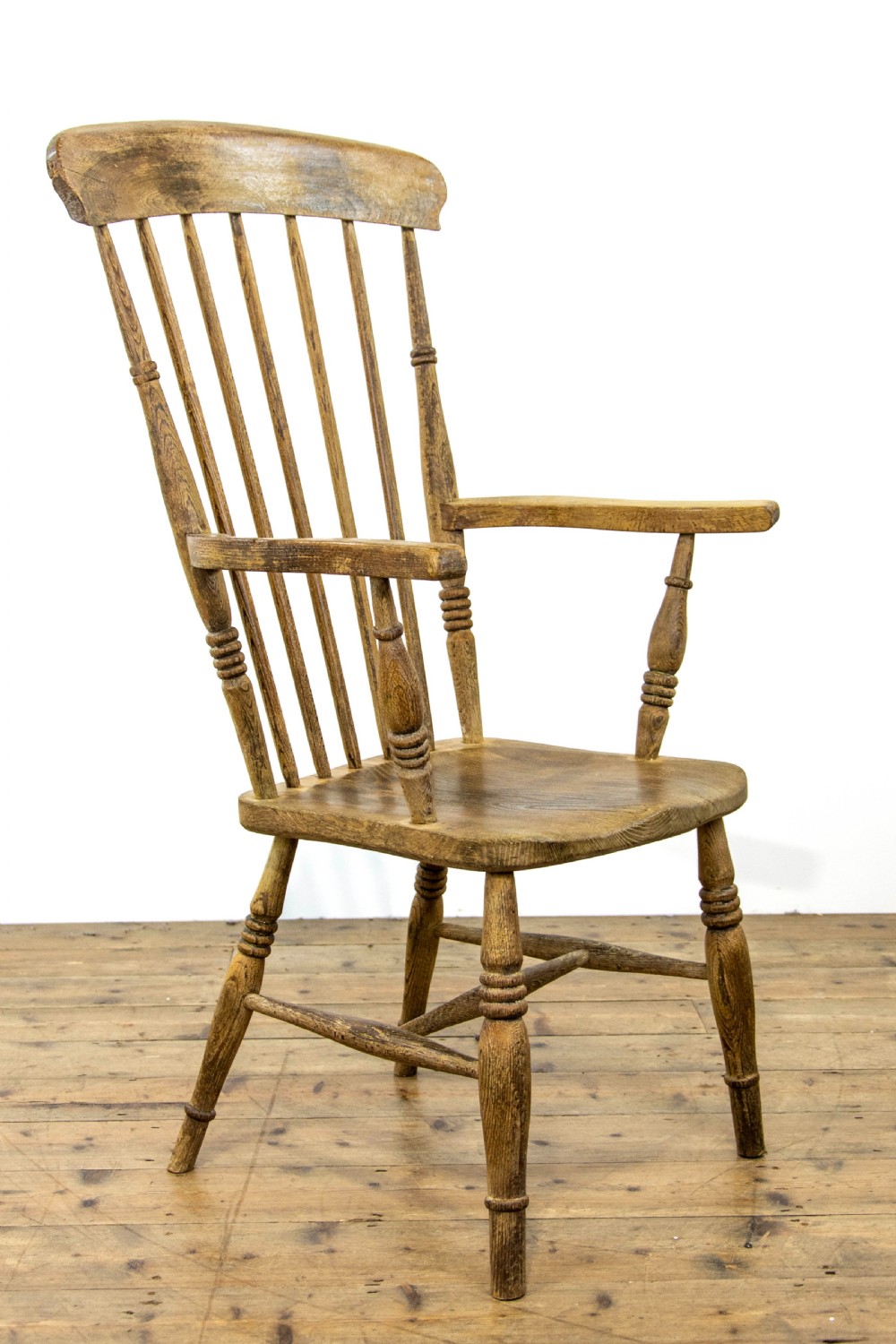 Antique Elm Windsor Armchair View III