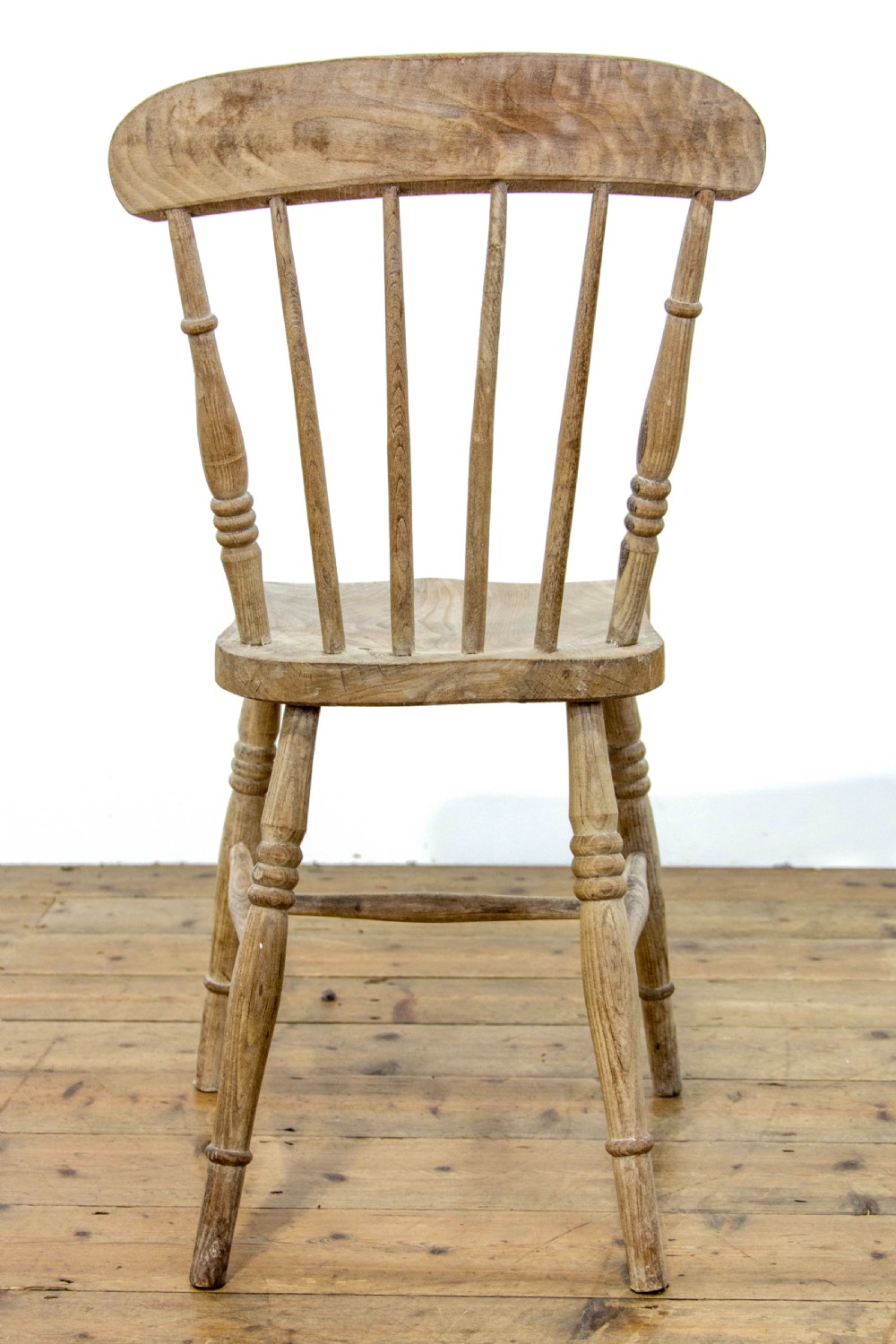 Set of Four Antique Farmhouse Kitchen Chairs View VII