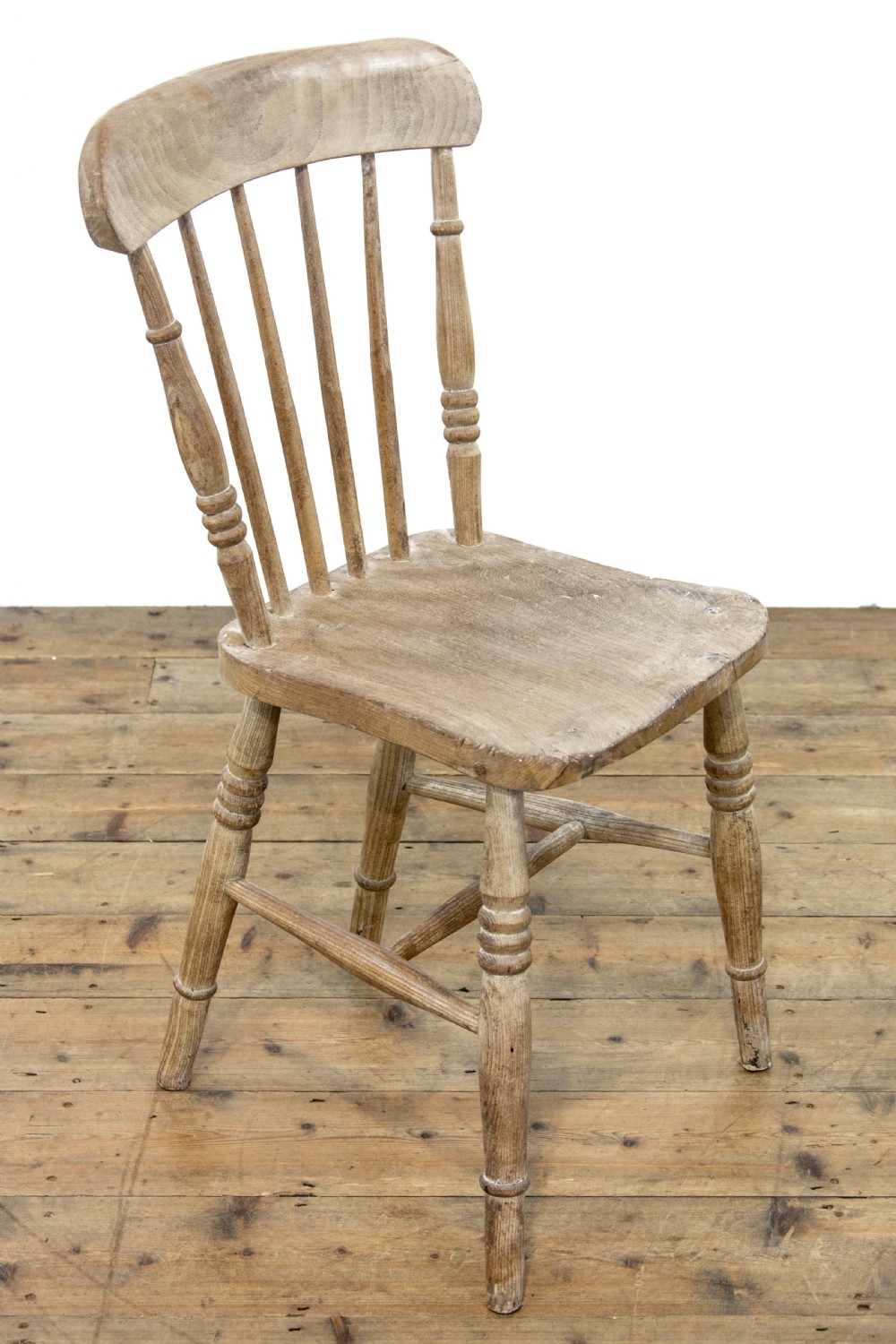 Set of Six Antique Farmhouse Kitchen Chairs View IV