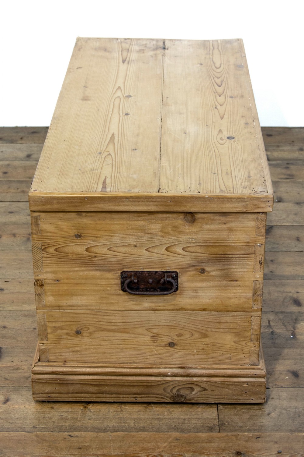 Antique Pine Blanket Box or Trunk View VI