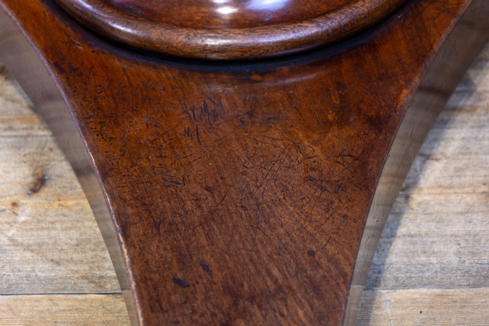 Victorian Mahogany Tilt Top Table View VI