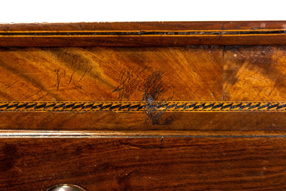 Antique Inlaid Mahogany Chest of Drawers View X