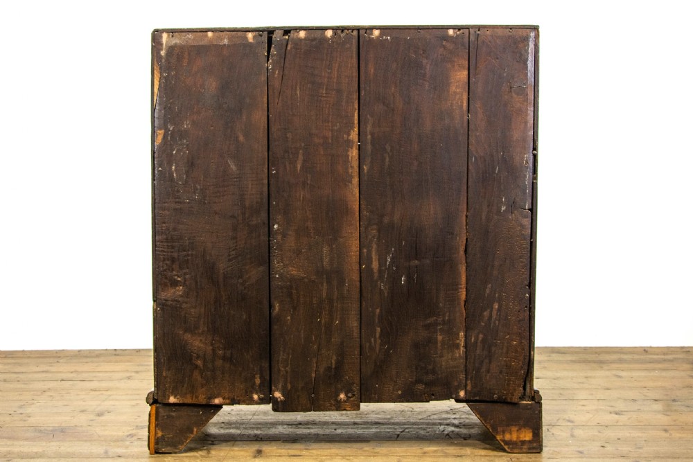 Antique Carved Oak Bureau View XIV