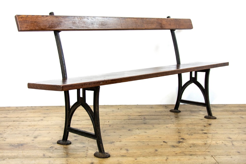 Antique Railway Station Bench View III
