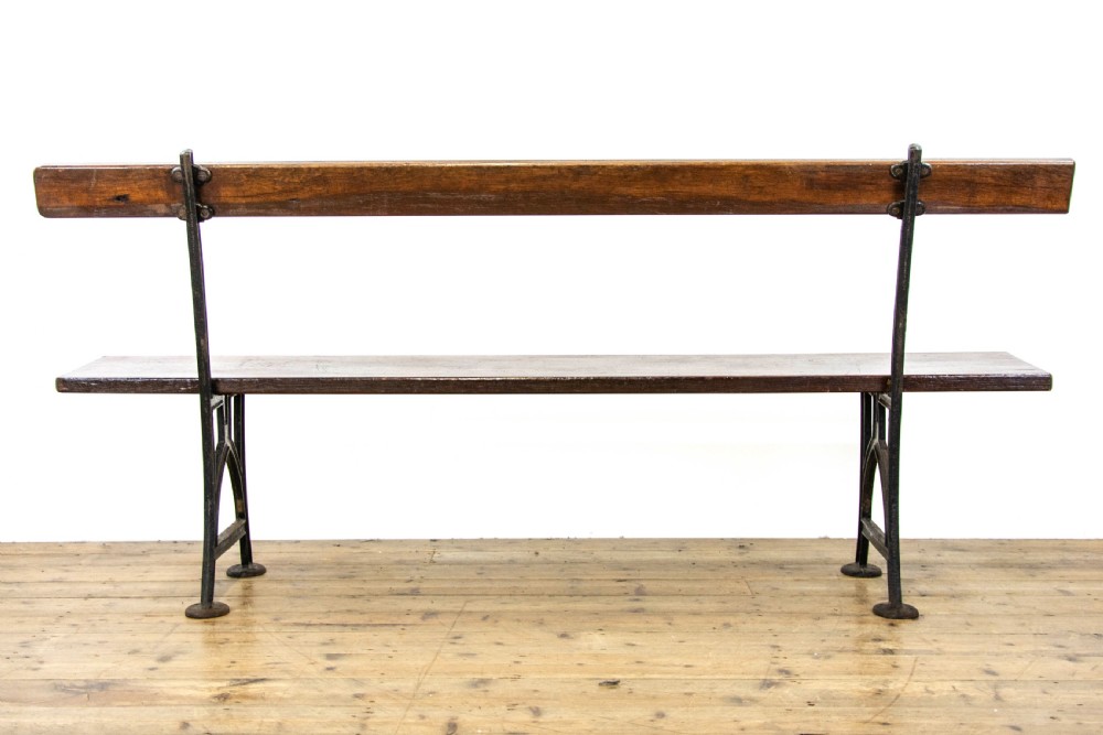 Antique Railway Station Bench View X