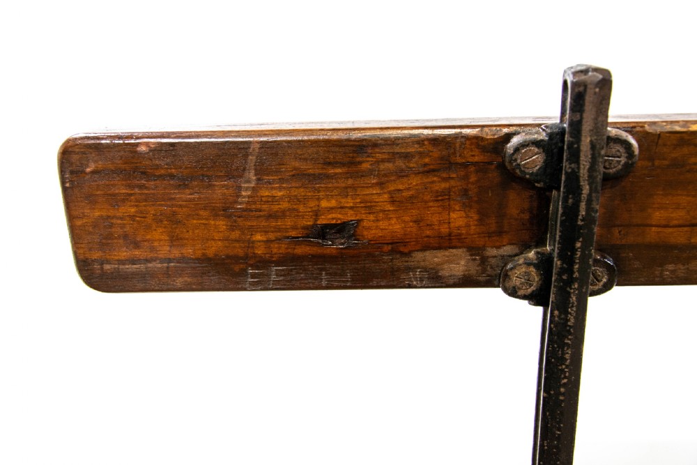 Antique Railway Station Bench View XI
