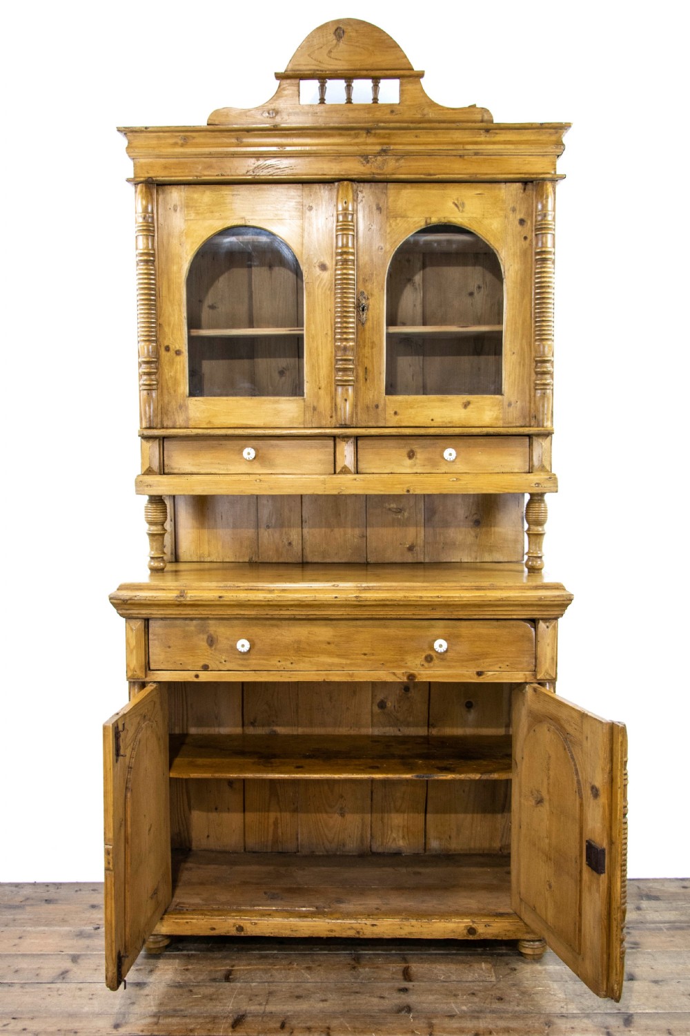 Antique French Pine Farmhouse Dresser View V