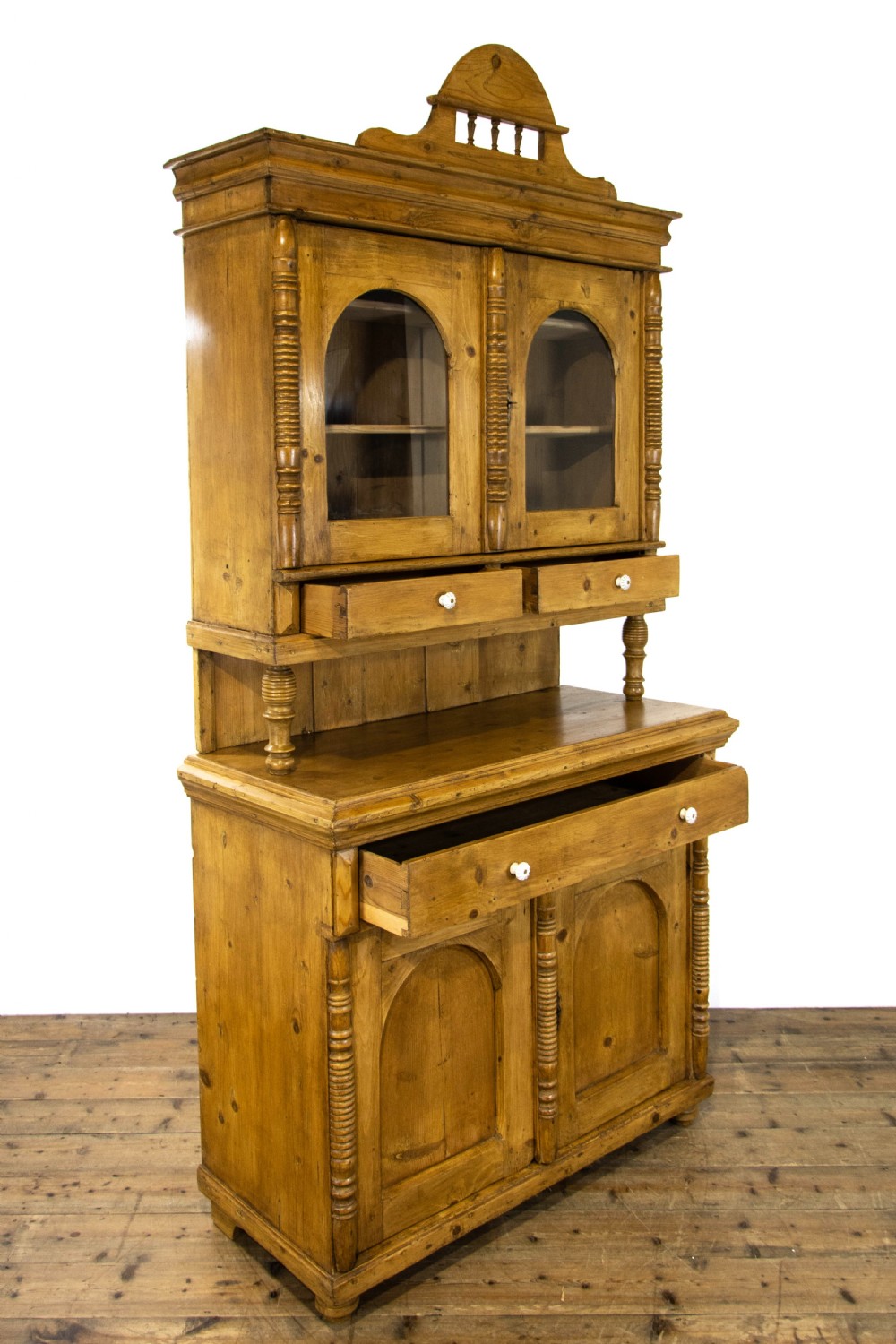 Antique French Pine Farmhouse Dresser View XI