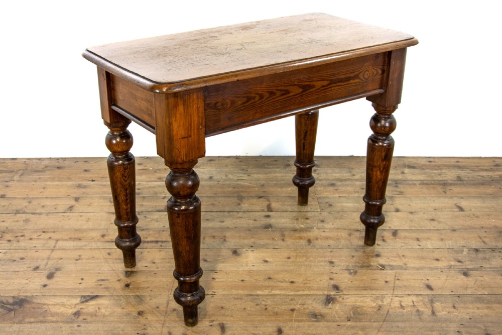 Small Antique Pitch Pine Table View III