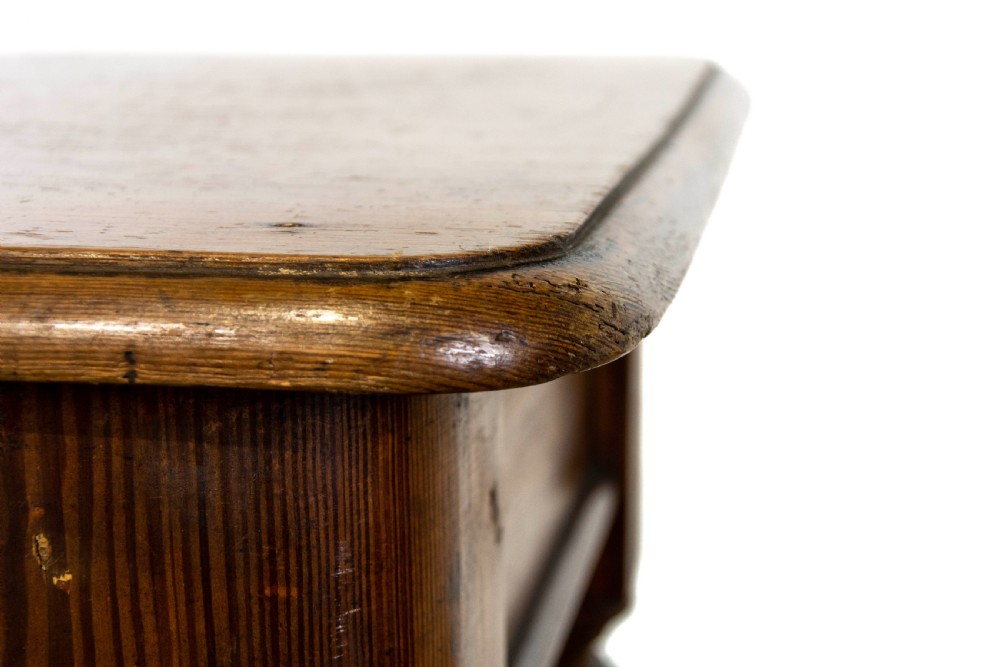 Small Antique Pitch Pine Table View VIII