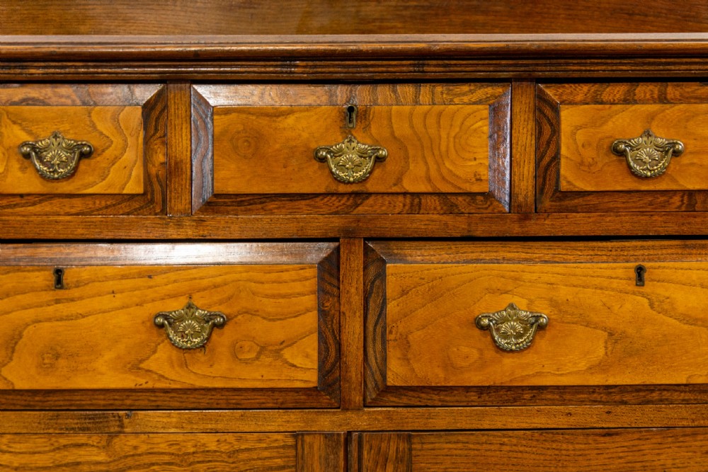 Large Antique Oak and Elm Sideboard View IV