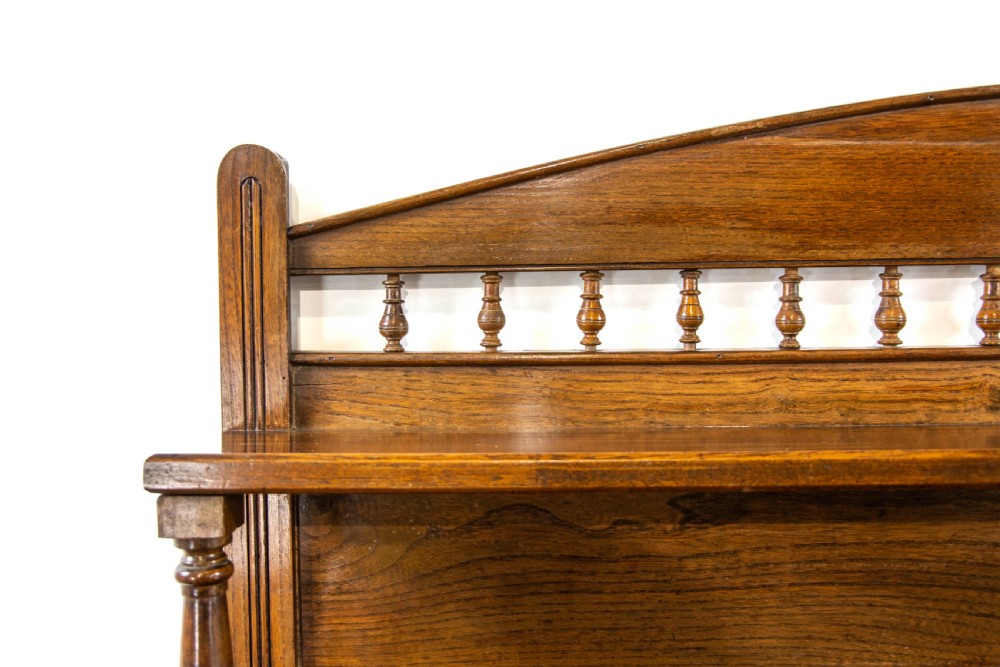 Large Antique Oak and Elm Sideboard View VI
