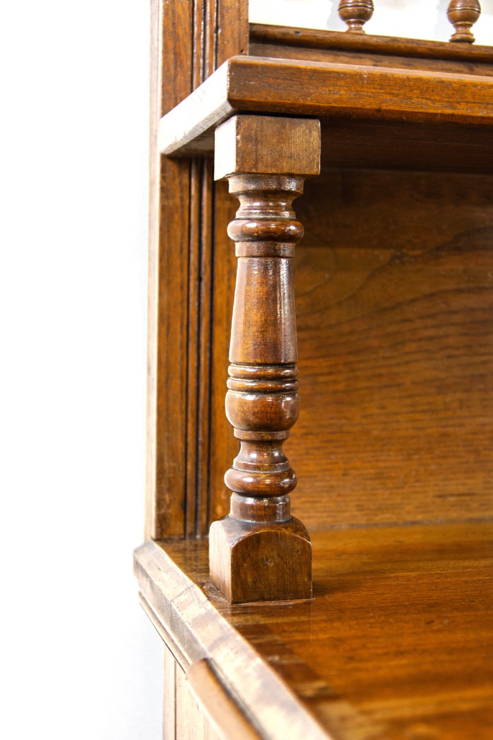 Large Antique Oak and Elm Sideboard View VII