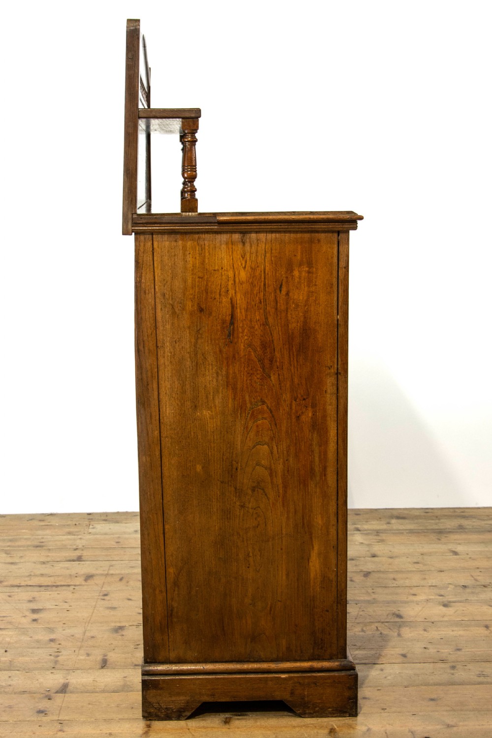 Large Antique Oak and Elm Sideboard View IX