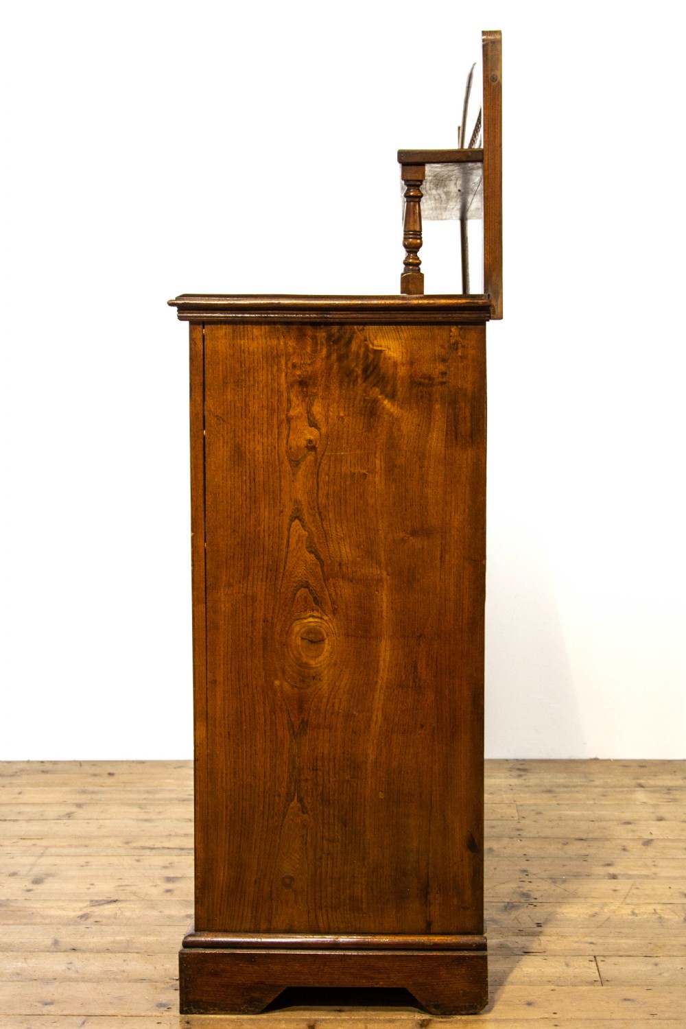 Large Antique Oak and Elm Sideboard View XIV