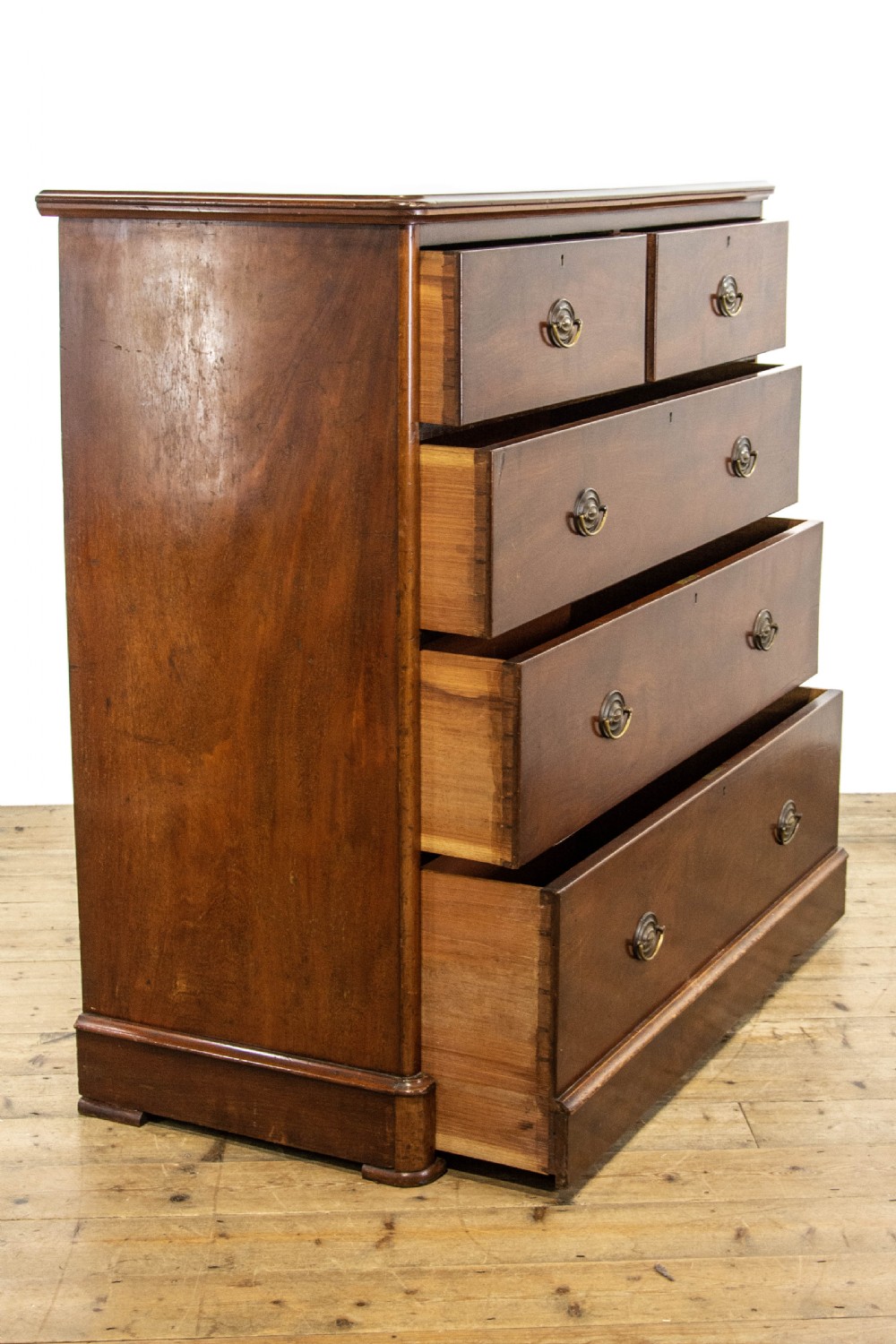Large Antique Mahogany Chest of Drawers View VIII