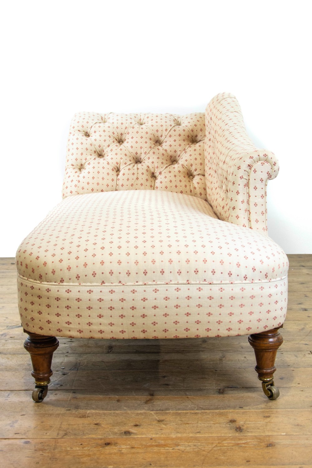 Antique Victorian Chaise Lounge View VII