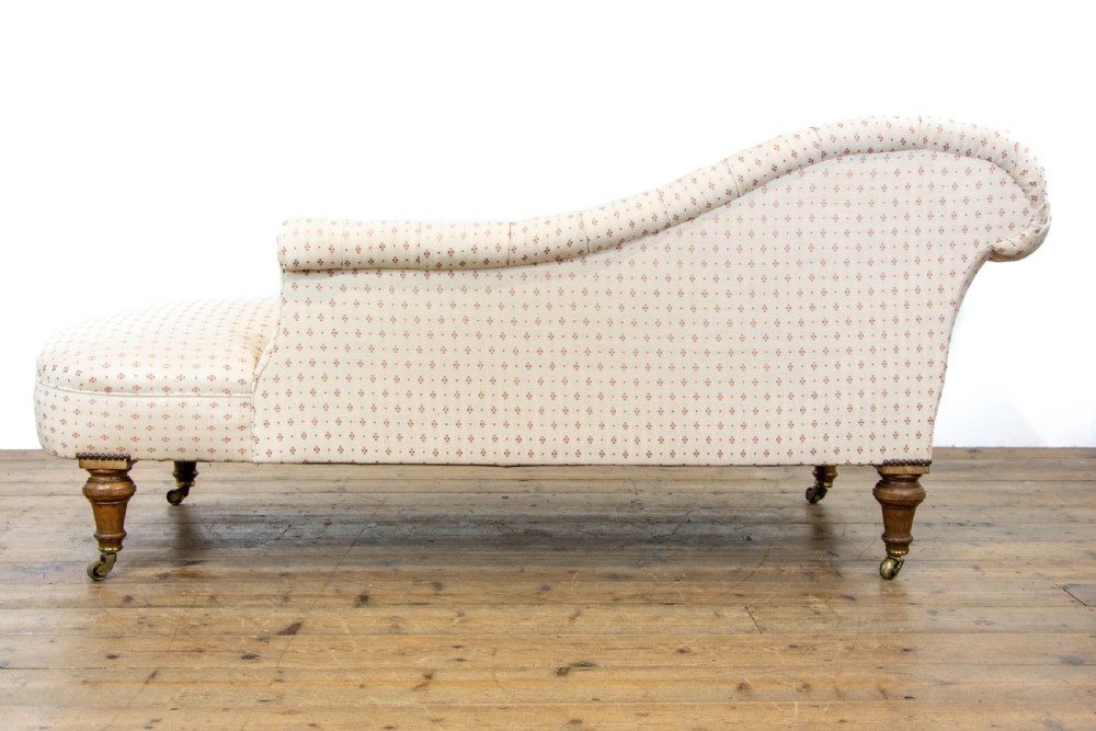 Antique Victorian Chaise Lounge View VIII