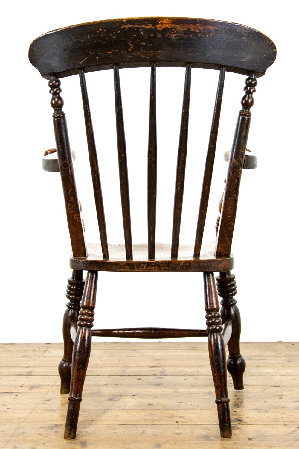 Antique Ash and Elm Windsor Armchair View VIII