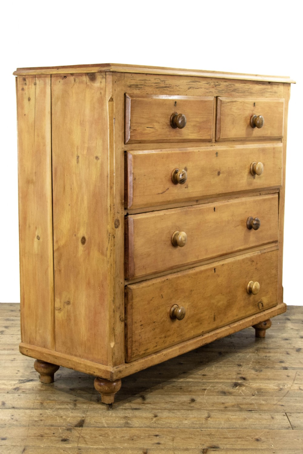 Large Antique Pine Chest of Drawers