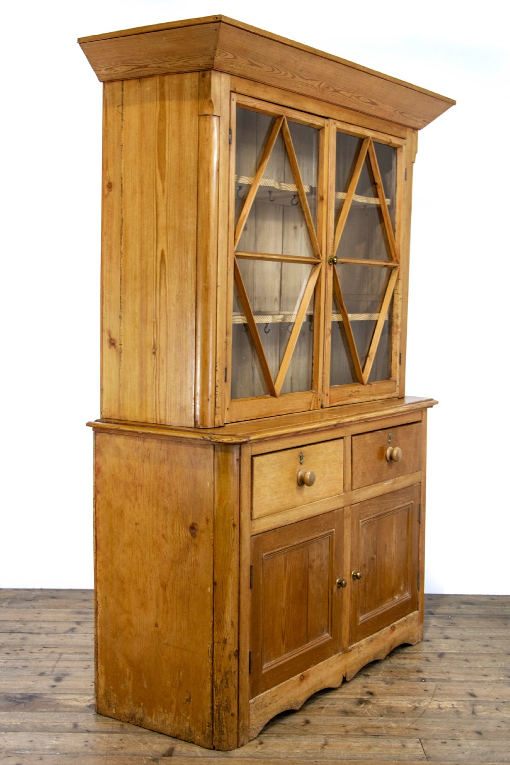 Antique Pine Dresser with Glazed Top View XI