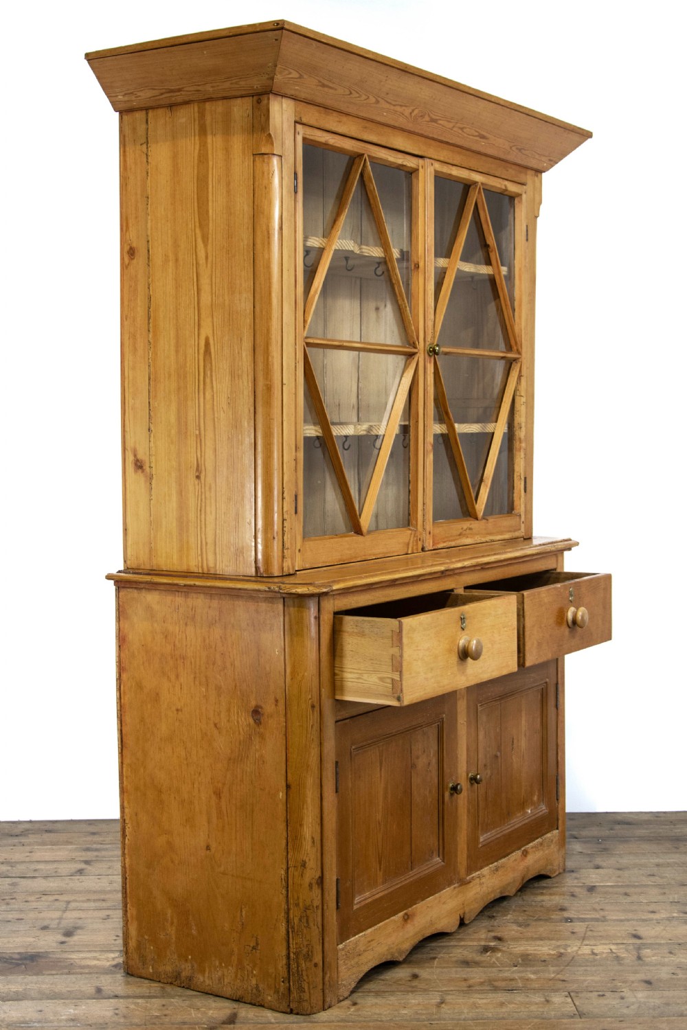 Antique Pine Dresser with Glazed Top View XII