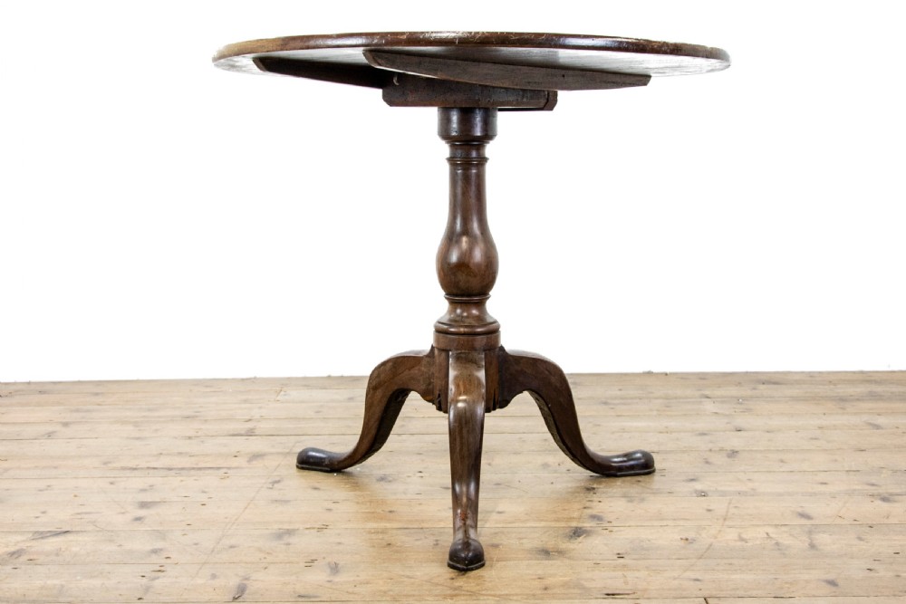 Georgian Mahogany Tripod Table View X