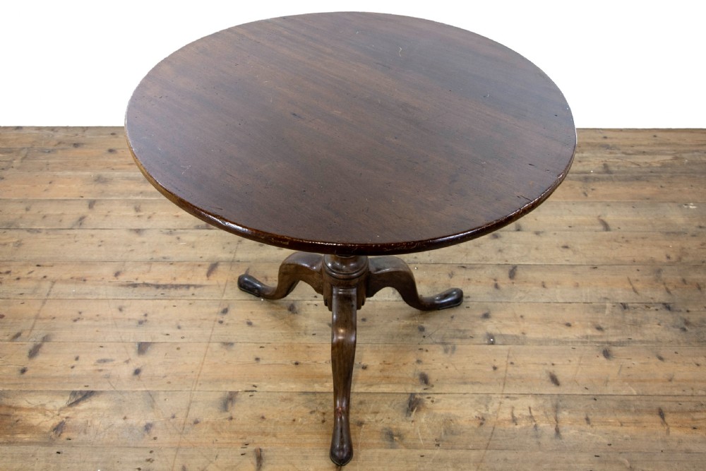 Georgian Mahogany Tripod Table View XI