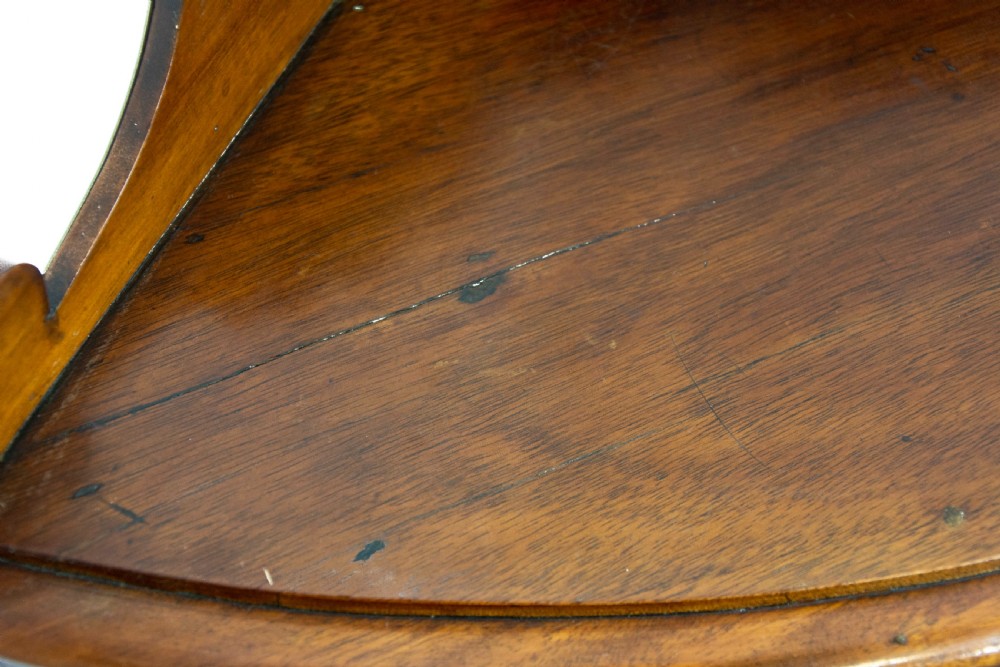 Antique Mahogany Corner Washstand View IV