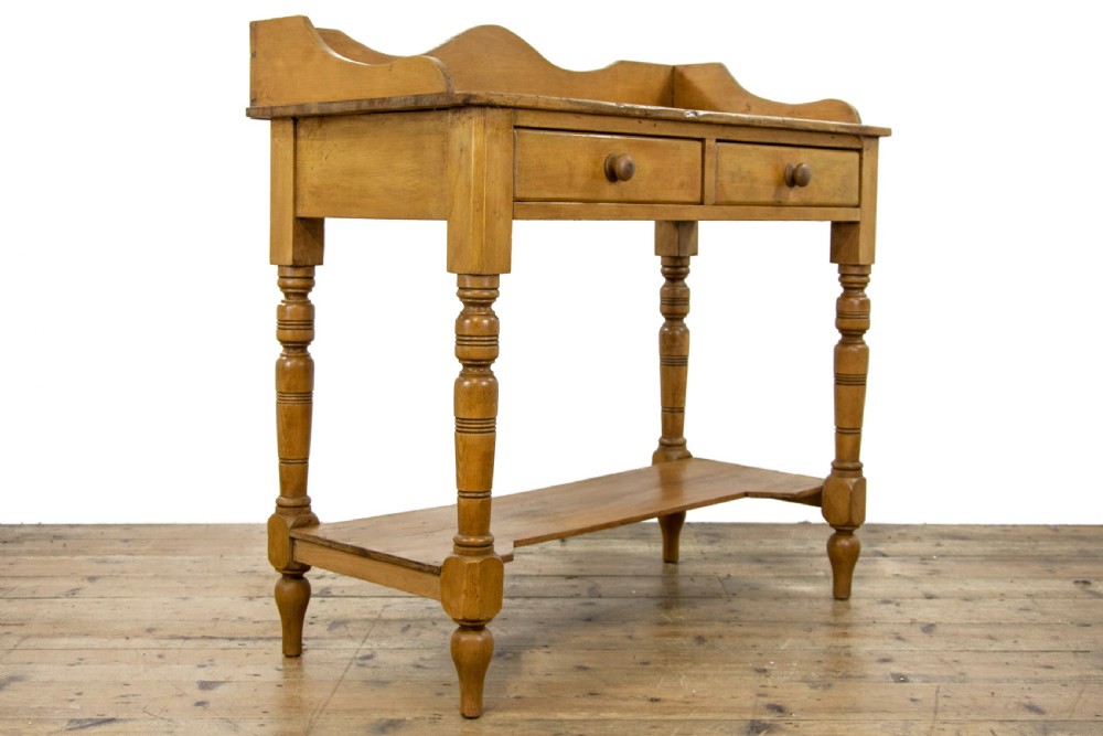 Antique Victorian Pine Washstand View II