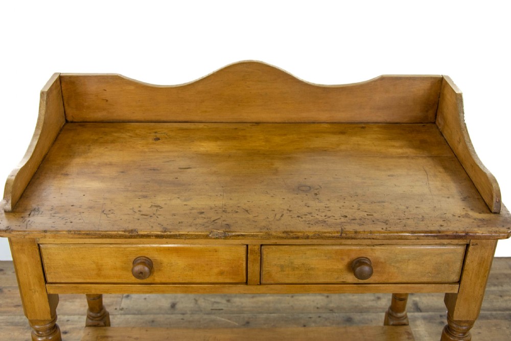Antique Victorian Pine Washstand View V
