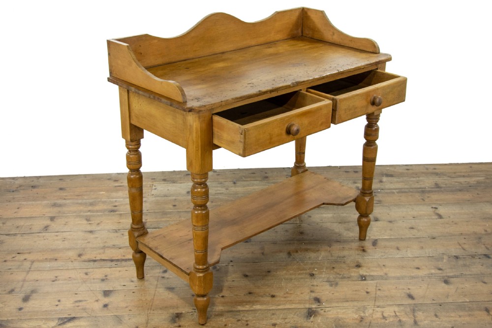 Antique Victorian Pine Washstand View VII