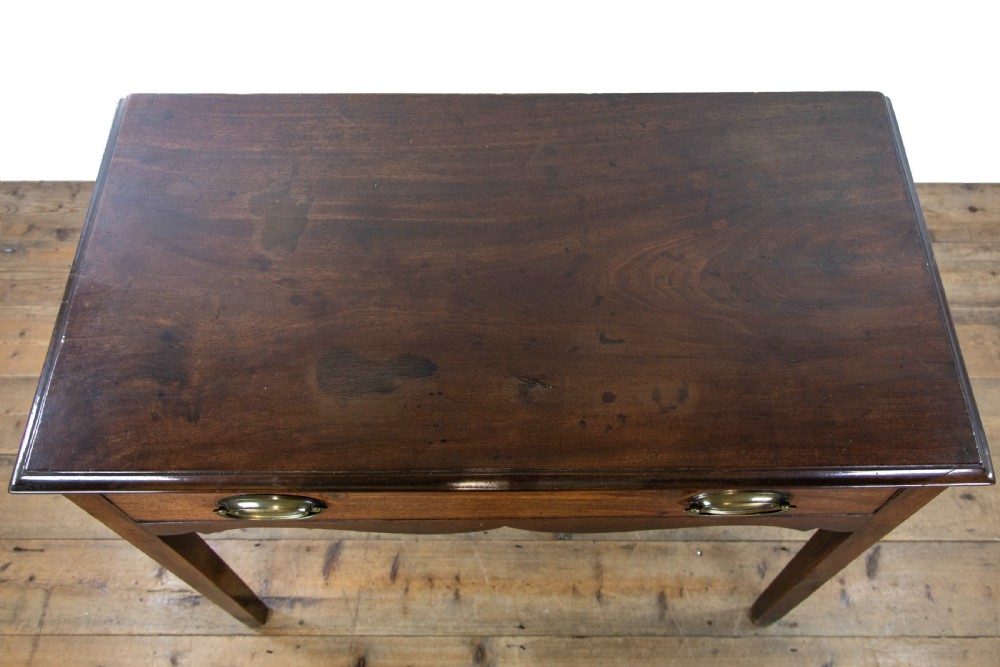 Antique Mahogany Lowboy Side Table View VII