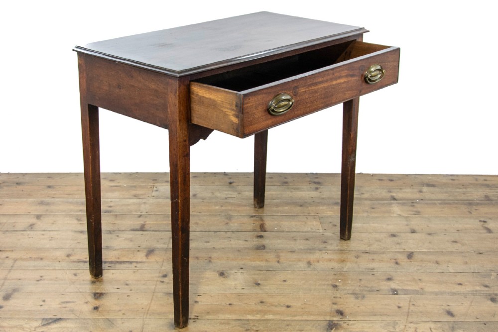 Antique Mahogany Lowboy Side Table View XII