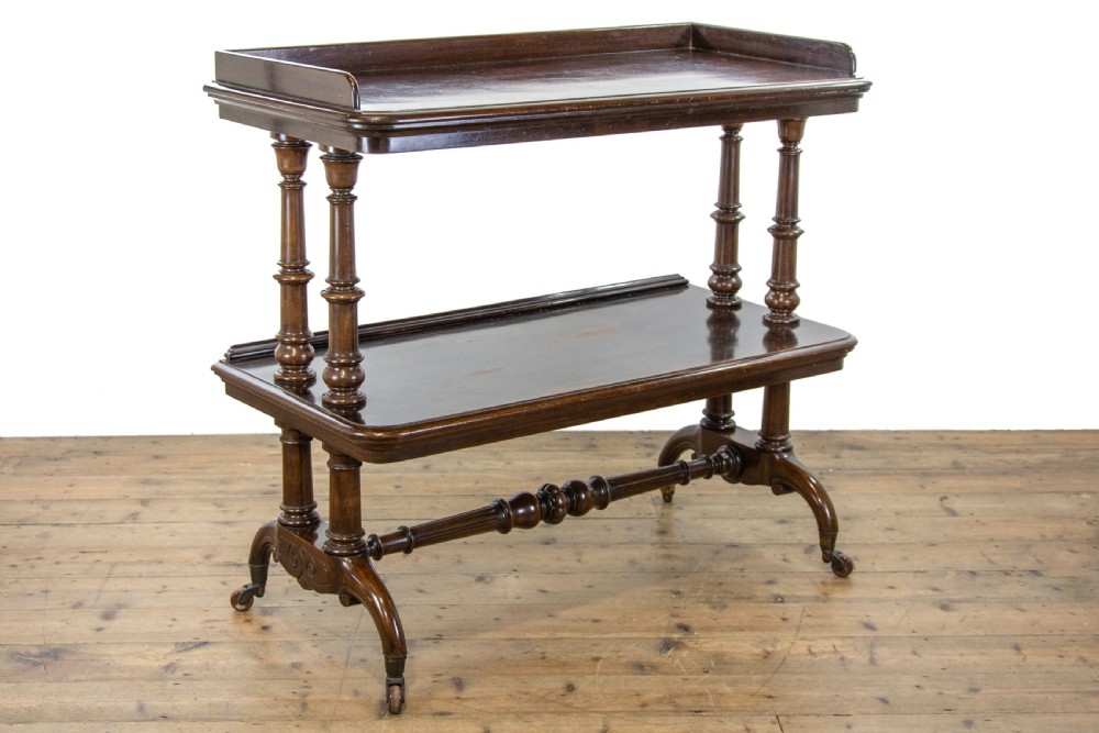 Victorian Mahogany Two Tier Trolley or Buffet