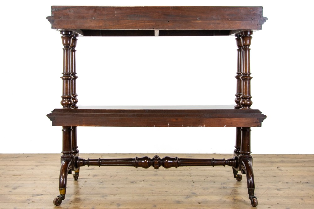 Victorian Mahogany Two Tier Trolley or Buffet View X