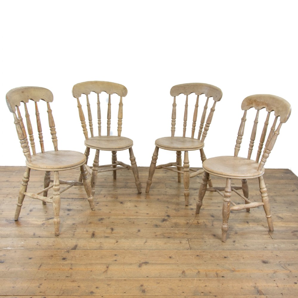 Set of Four Antique Penny Chairs View II